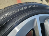 22" Lincoln Navigator OEM 94225 rims wheels BLACK LABEL 2025 2026 PIRELLI NEW Texas Truck Tire