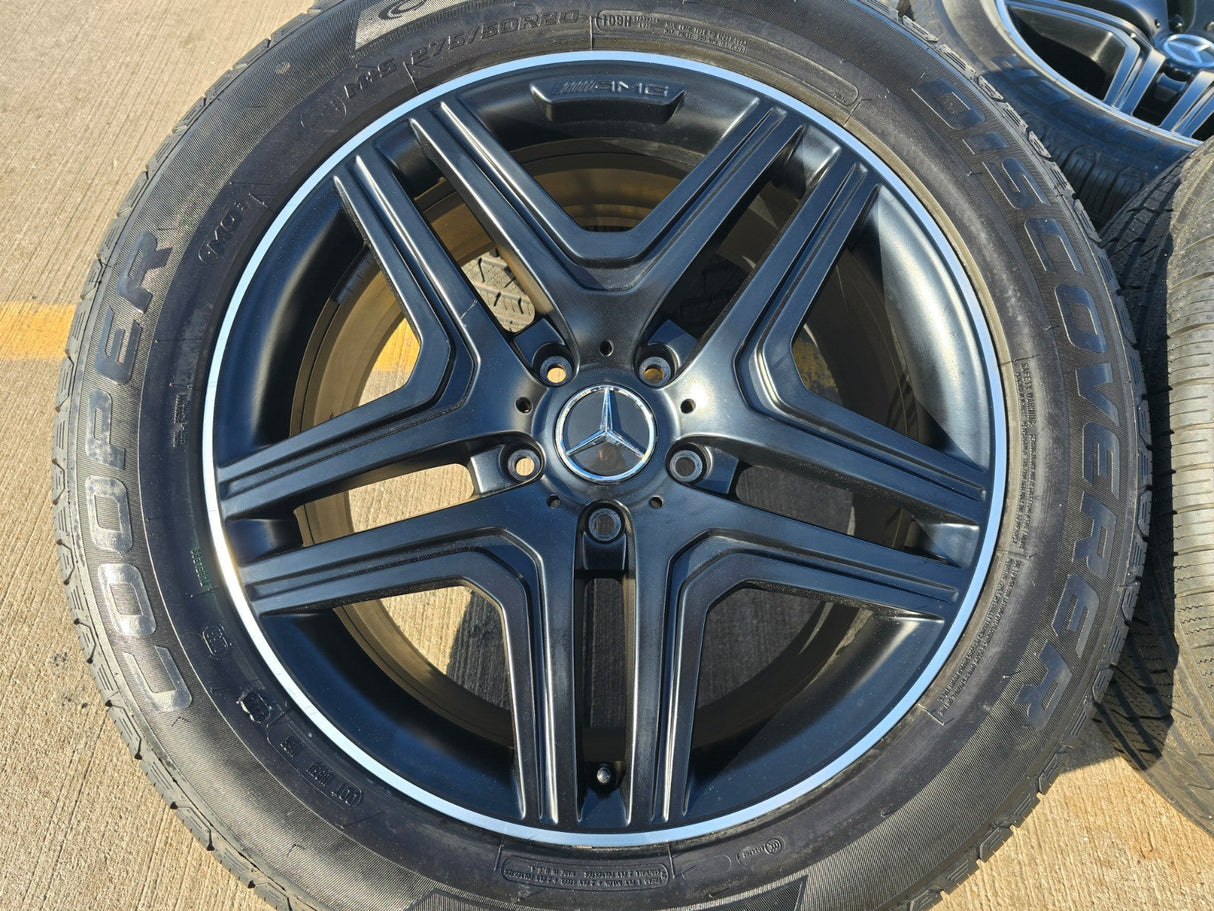 20" Mercedes G Wagon G63 AMG OEM 85326 black wheels rims tires NICE Texas Truck Tire