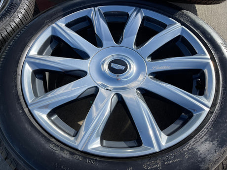 22" Cadillac Escalade Platinum OEM 95078 wheels rims 2023 2024 2025 2026 NEW Texas Truck Tire