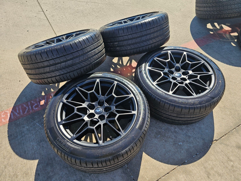 19" Ford Mustang GT Track Pack OEM 10600 10603 wheels rims 2025 2026 2027 NEW Texas Truck Tire