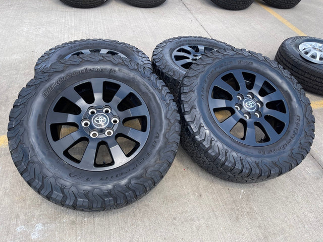 18" Toyota Land Cruiser OEM wheels rims 95952 Tundra Sequoia BFG KO2 A/T Texas Truck Tire