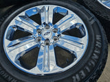 20" Ford F-150 Expedition OEM Lariat rims wheels 10171 tires CHROME NICE SET Texas Truck Tire