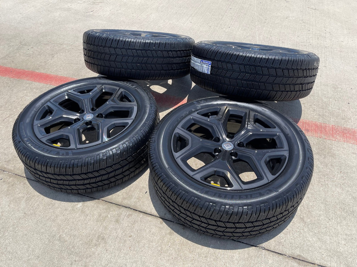 22" Rivian R1T R1S OEM wheels rims tires 2022 2023 2024 2025 2026 NEW MICHELIN Texas Truck Tire