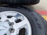 18" Chevy Silverado GMC Sierra 2500 3500 OEM 5502 wheels rims tires GOODYEAR Texas Truck Tire