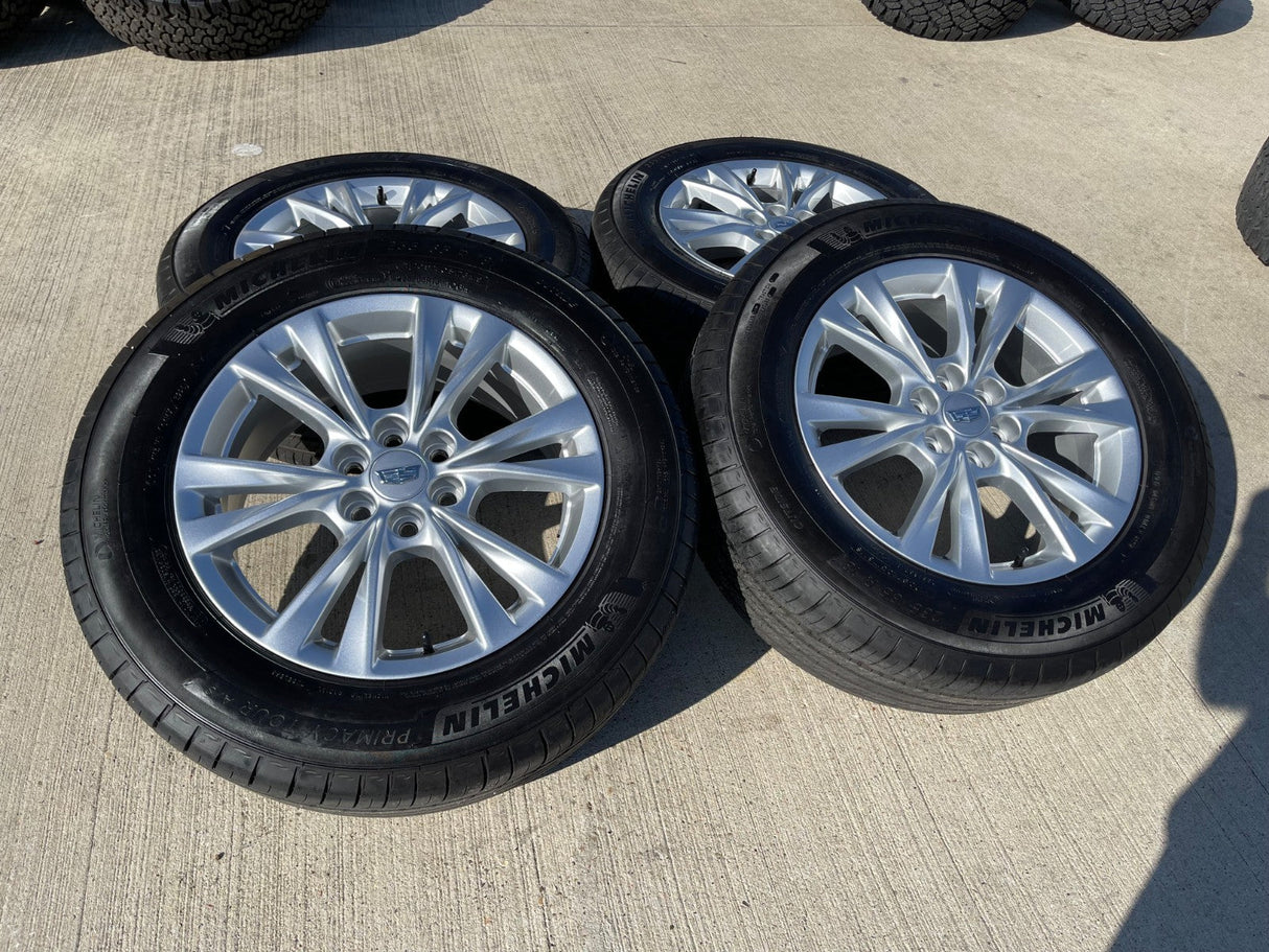 18" Cadillac XT6 XT5 SRX OEM 4844 wheels rims Chevy Blazer Acadia NEW MICHELIN Texas Truck Tire