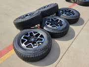 18" Ford Bronco wheels rims tires black 95213 Ranger 2023 2024 2025 2026 NEW Texas Truck Tire