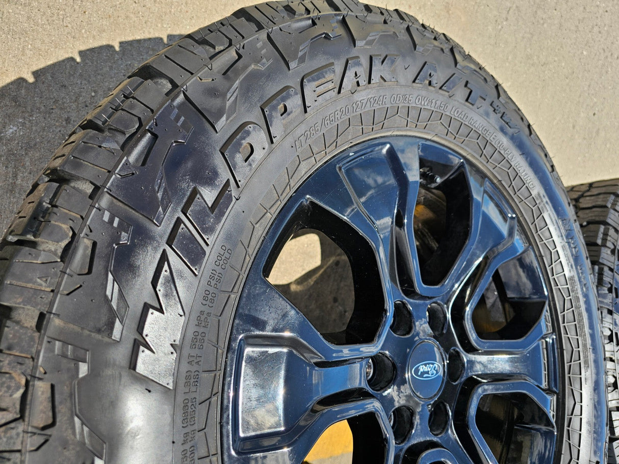 20" Ford F-150 PLATINUM OEM rim wheel 10348 Expedition FALKEN A/T4 35" Texas Truck Tire