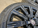 21" Lexus LX570 Toyota Land Cruiser OEM 74341 black wheels rims tires Texas Truck Tire
