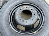 17" Dodge Ram 3500 Dually Laramie 8x200 wheels rims 2703 2704 OEM TOYO NEW Texas Truck Tire