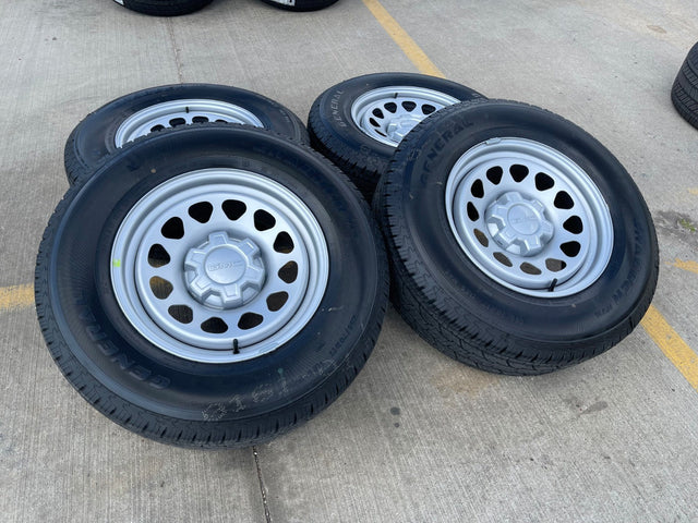 17" Chevy Silverado OEM wheels rims Tahoe Colorado 8130 GMC Canyon 2025 2026 NEW Texas Truck Tire