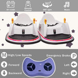 6V Electric Ride-On Bumper Car with Remote Control for Kids and Toddlers