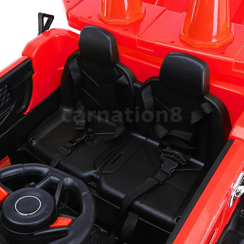 12V Four-wheel Drive Construction Truck 2.4G Remote Control/App Control Children's Electric Ride On Vehicle