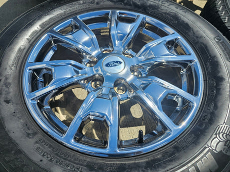 18" Ford Ranger Bronco OEM 10231 wheels rims 2021 2022 2023 2024 2025 CHROME Texas Truck Tire