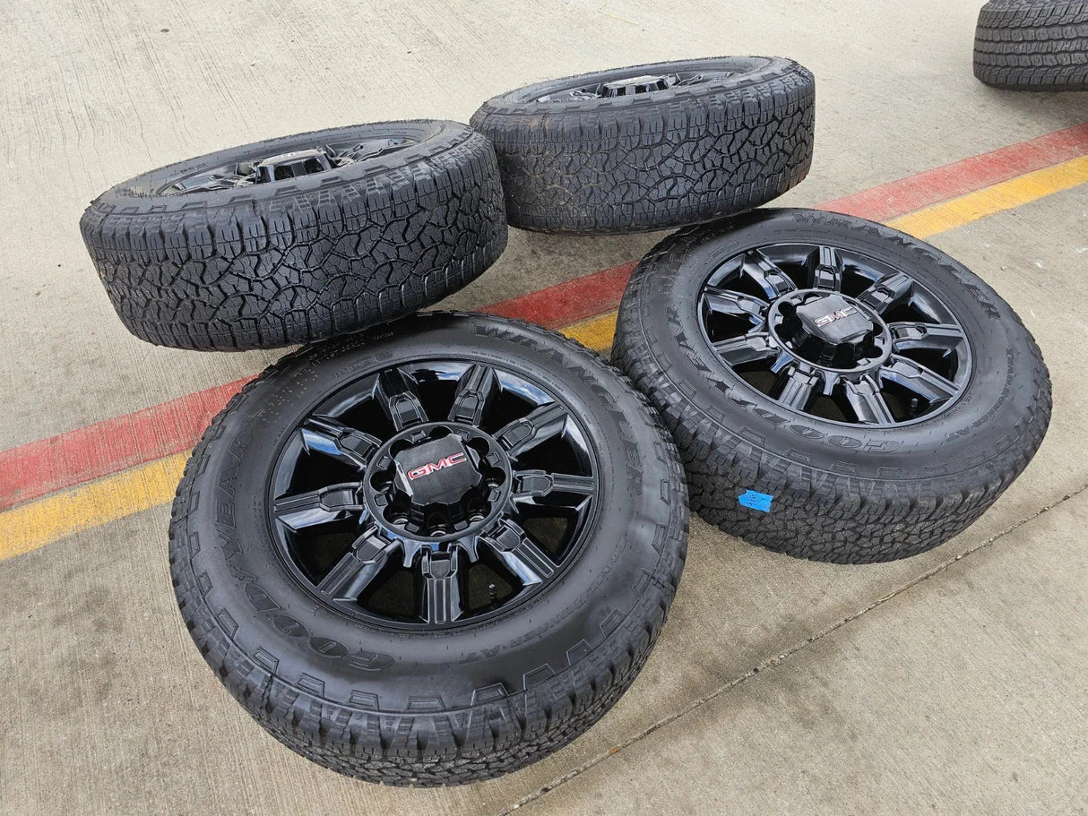 20" GMC Sierra DENALI 2500 3500 OEM 14137 5963 wheels rims Silverado 2025 NEW Texas Truck Tire