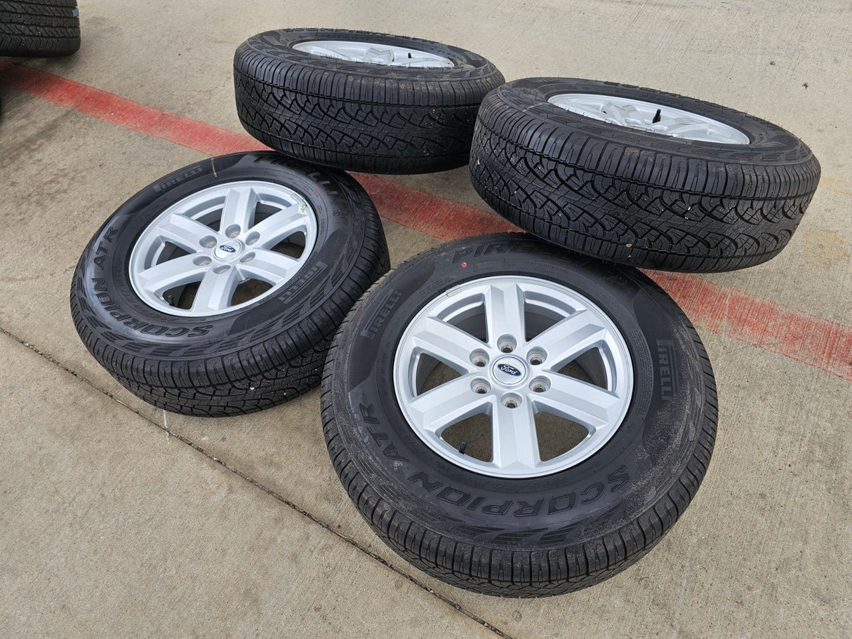 17" Ford F-150 Expedition OEM rims wheels 10339 tires 2024 2025 PIRELLI A/T NEW Texas Truck Tire