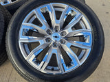 22" GMC Yukon Chevy Tahoe Escalade OEM chrome 95513 wheels rims tires NEW Texas Truck Tire