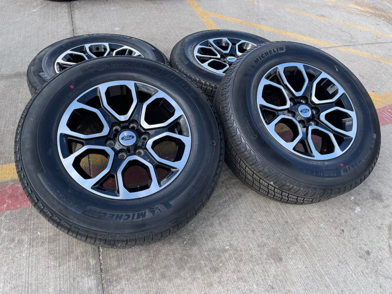 18" Ford F-150 OEM rims wheels 10438 Expedition 2024 2025 2026 2027 MICHELIN NEW Texas Truck Tire