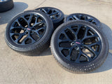 22" GMC Yukon Sierra Chevy Tahoe 1500 OEM replica 5668 wheels rims tires NEW Texas Truck Tire