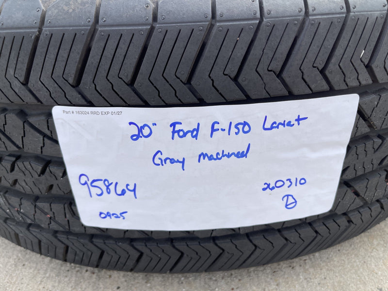 20" Ford F-150 LARIAT OEM 95864 rims wheels Expedition 2024 2025 2026 2027 NEW Texas Truck Tire