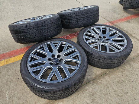 24" GMC Yukon Sierra DENALI OEM wheels rims 2022 2023 2024 2025 2026 NEW Texas Truck Tire