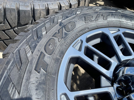 20" Ford F-250 F-350 OEM 10302 10483 LIMITED wheels rims 2024 2025 2026 TOYO 35" Texas Truck Tire
