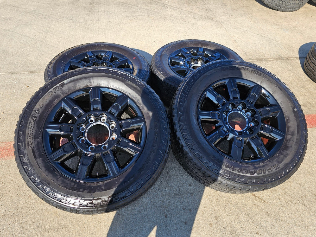 20" GMC Sierra DENALI 2500 3500 OEM 14137 5963 wheels rims Silverado tires A/T Texas Truck Tire