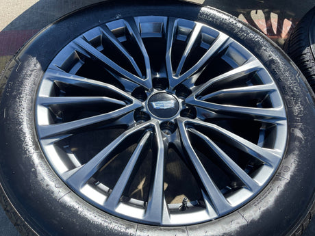 22" Cadillac Escalade V Platinum OEM 4883 95479 wheels rims 2023 2024 2025 2026 Texas Truck Tire