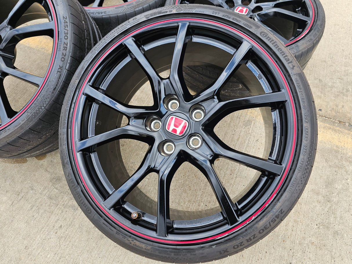 20" Honda Civic Type R OEM wheels rims 63692 tires CONTINENTAL Texas Truck Tire
