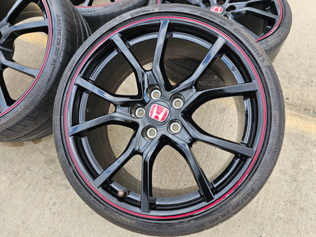 20" Honda Civic Type R OEM wheels rims 63692 tires CONTINENTAL Texas Truck Tire