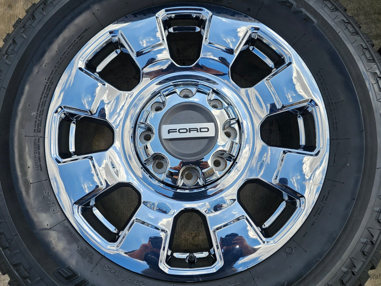 20" Ford F-250 F-350 OEM LARIAT LIMITED 10295 25085 10552 wheels rims CHROME Texas Truck Tire