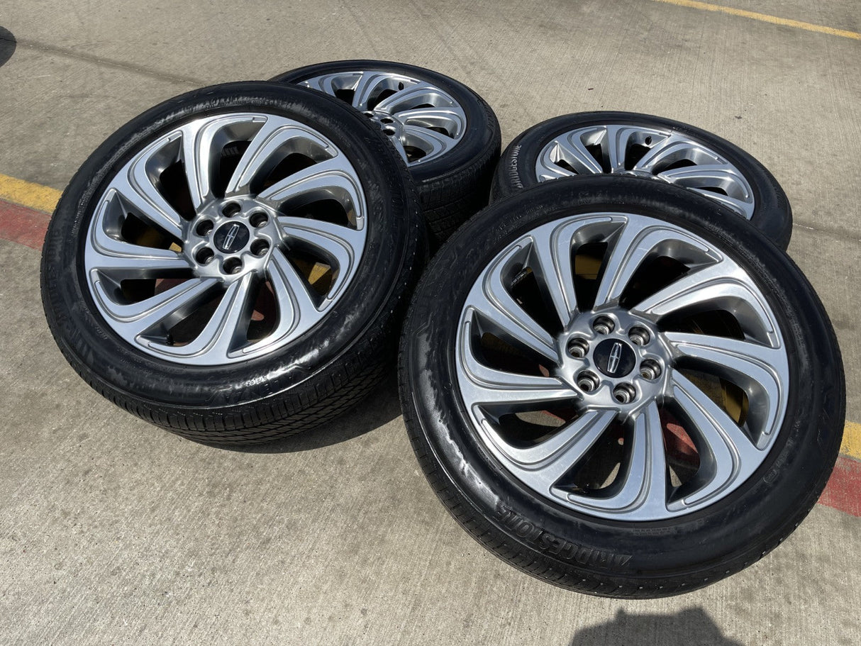 22" Lincoln Navigator BLACK LABEL OEM 10497 rims wheels BRIDGESTONE DISCOUNTED Texas Truck Tire