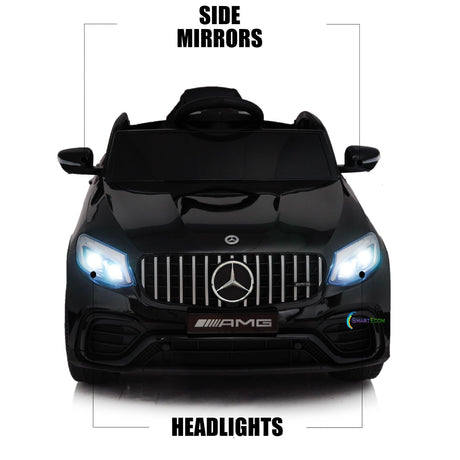 12V One-Seater Ride-On Car with Remote Control and MP3 – Licensed Mercedes-Benz, Multiple Colors