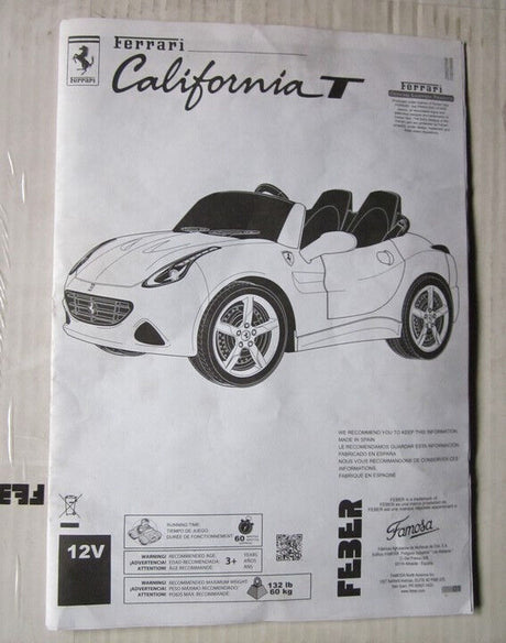 Rev up the Fun with the Ferrari California T Kids' Electric Car