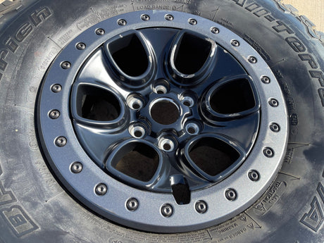 (1) 17" Ford F-150 Raptor OEM BEADLOCK rim wheel 10459 95210 BFG 35" DISCOUNTED Texas Truck Tire