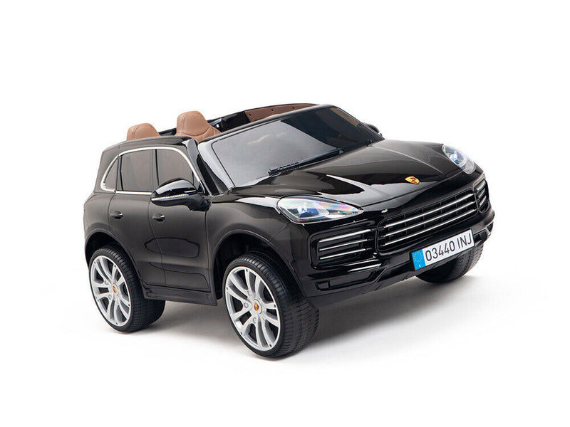12V Electric Porsche Cayenne Children's Ride-on Car with EVA Rubber Tires
