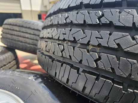 17" Ford F-250 F-350 OEM rims wheels 3950 tires FIRESTONE DISCOUNTED Texas Truck Tire