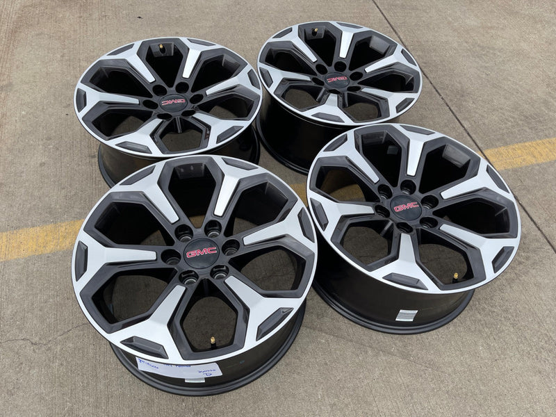 20" GMC Sierra AT4X Canyon Chevy Silverado OEM wheels rims 2024 2025 2026 NEW Texas Truck Tire