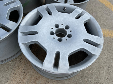 18" 18x8.5 + 18x9.5 Mercedes S550 S600 OEM staggered 65470 65471 wheels rims Texas Truck Tire