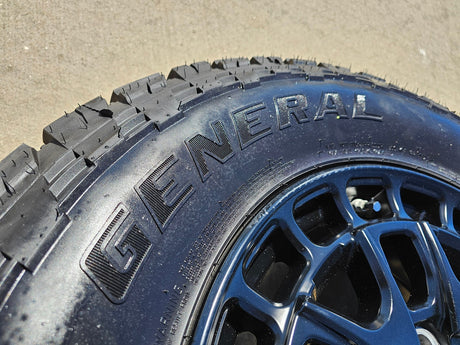 18" Toyota Tundra TSS T FORCE TRD OEM black wheels rims Sequoia GENERAL A/TX Texas Truck Tire
