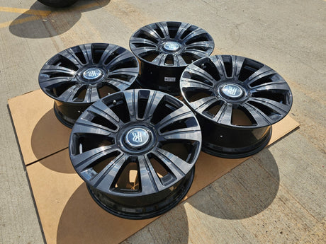 21" Rolls Royce Wraith Ghost Dawn OEM wheels rims 5x120 Texas Truck Tire