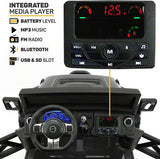 12V 2 Seater Children's Ride-On Jeep Truck - 2 High-Performance Motors, Illumination, Rubber Wheels + Remote Control