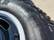 17" Ford Bronco HERITAGE Edition wheels rims white 2025 2026 GOODYEAR 35" Texas Truck Tire