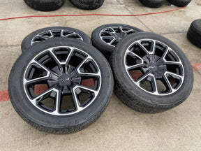 22" Chevy Tahoe Suburban RST OEM 14035 wheels rims Silverado 2025 2026 NEW Texas Truck Tire