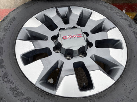 20" GMC Sierra AT4 Chevy Silverado 2500 3500 OEM 5960 5947 wheels rims GOODYEAR Texas Truck Tire