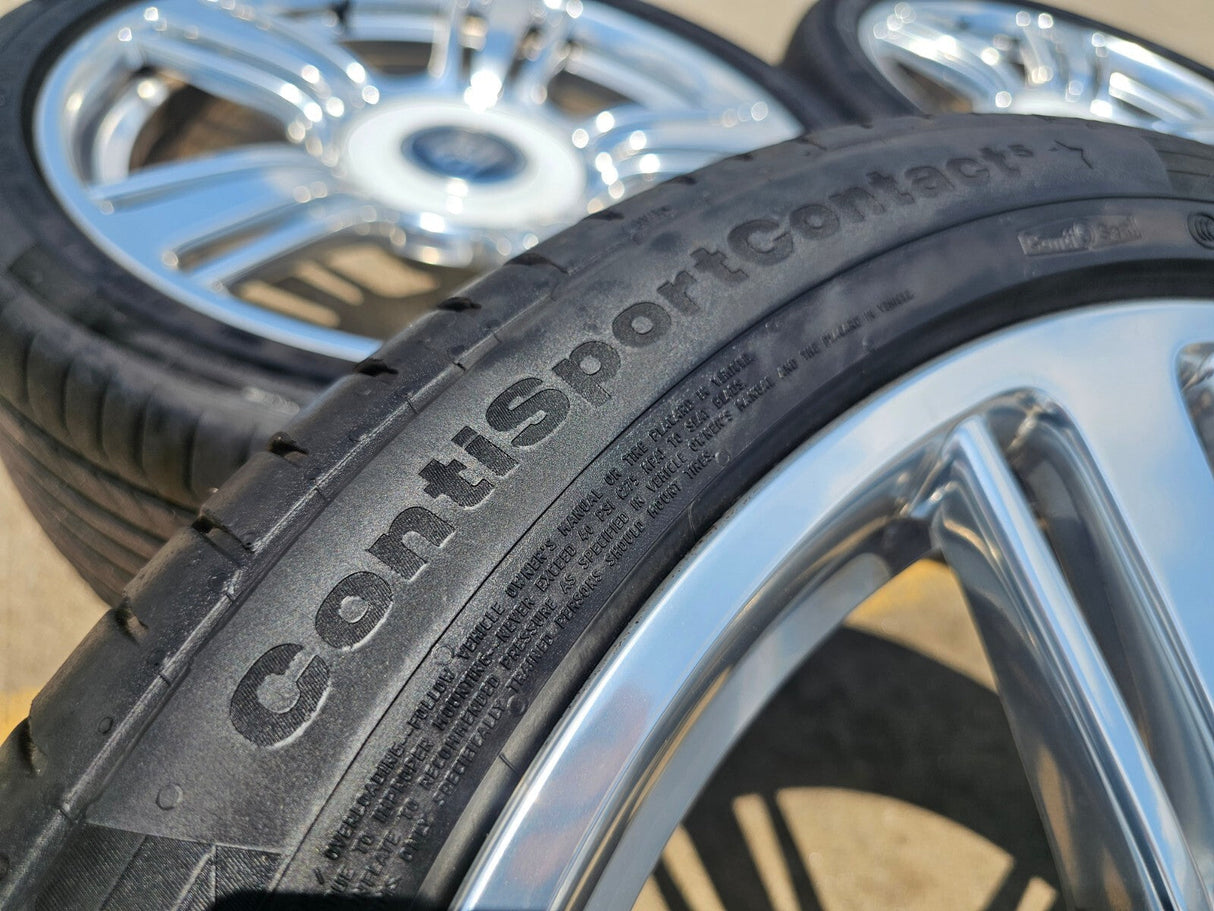 21" Rolls Royce Wraith Ghost Dawn OEM wheels rims tires 5x120 CONTINENTAL Texas Truck Tire