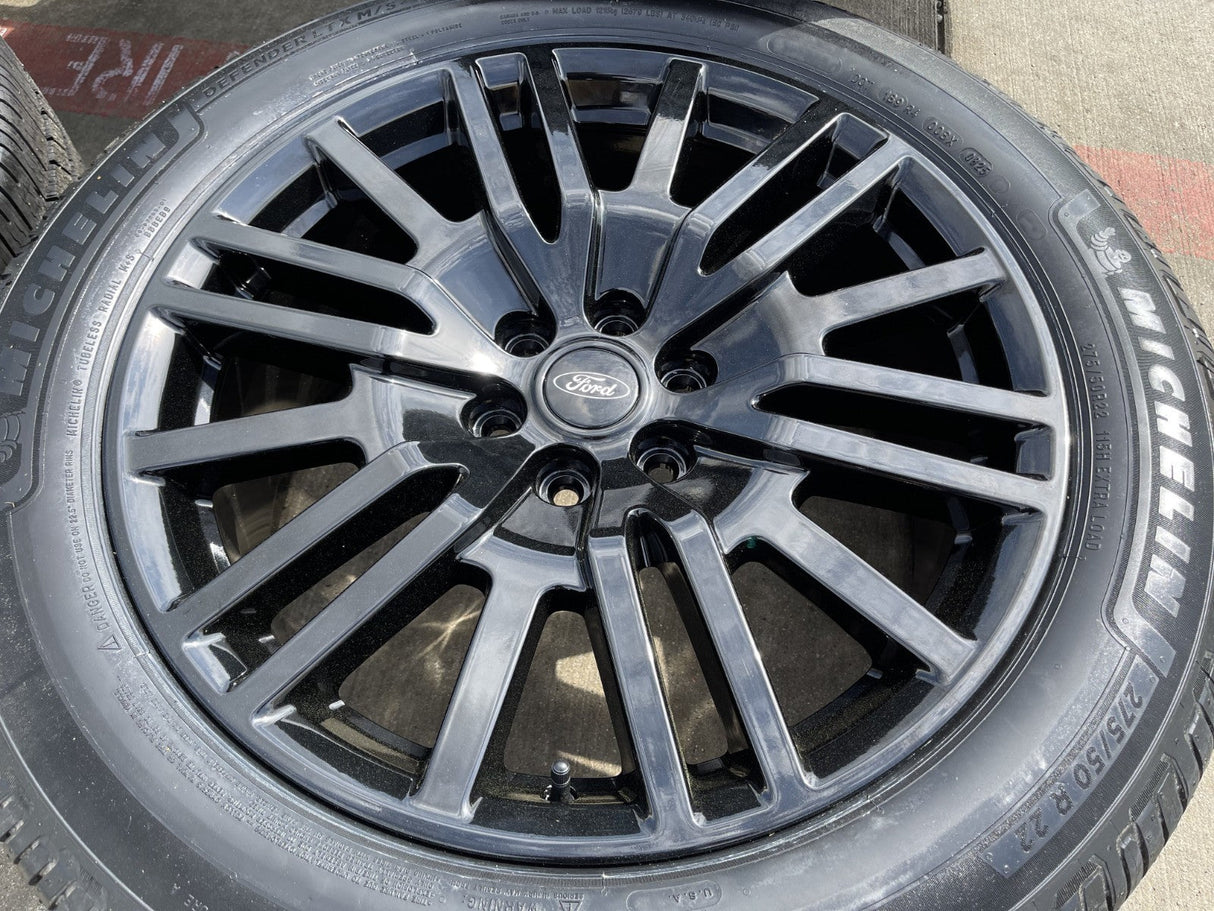 22" Ford F-150 LIMITED Plus OEM rims wheels 10444 Expedition tires MICHELIN NEW Texas Truck Tire