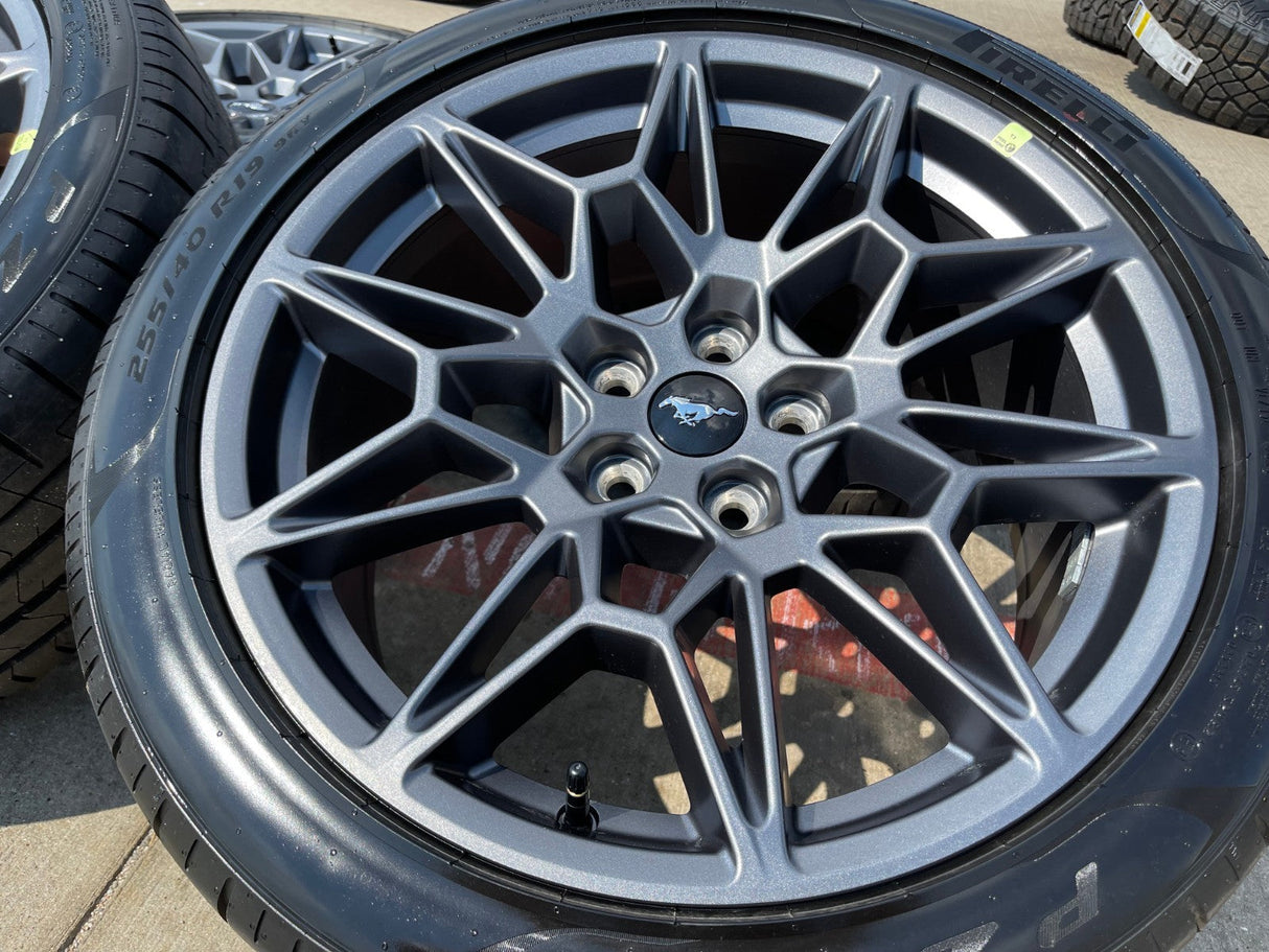 19" Ford Mustang GT Track Pack OEM 10600 10603 wheels rims 2025 2026 2027 NEW Texas Truck Tire