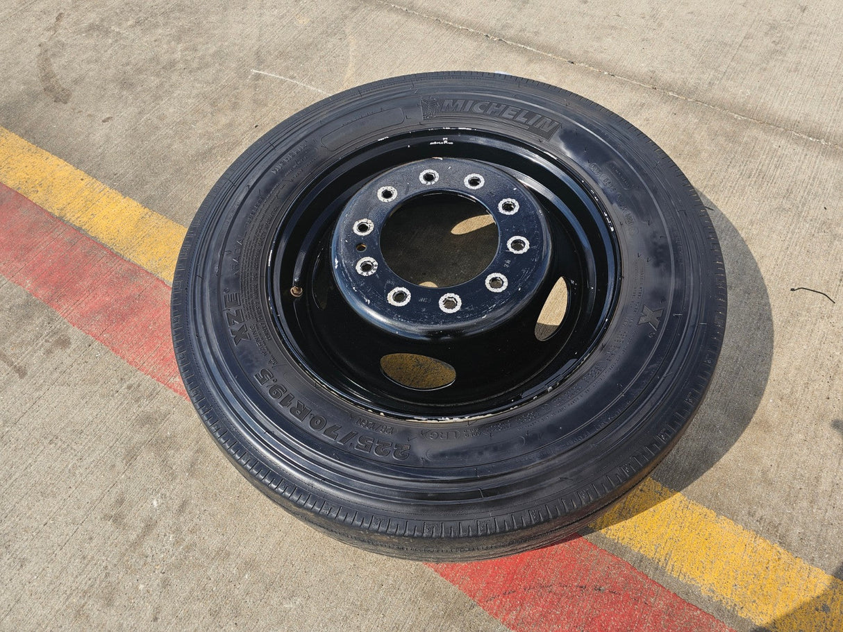 19.5" Ford F-450 F-550 Dually rim RAM 4500 OEM 10x225 spare MICHELIN Texas Truck Tire