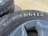20" Dodge Ram 1500 OEM Laramie Black 2680 wheels rims 2025 2026 GOODYEAR NEW Texas Truck Tire
