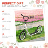 Youth Kick Scooter for Kids 5+ with 16" Wheels and Adjustable Handlebar